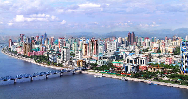 A view of Pyongyang
