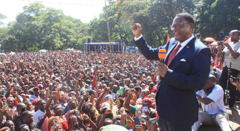 Malawi's opposition challenger Pastor Lazarus Chakwera has won the historic vote with a 59% margin