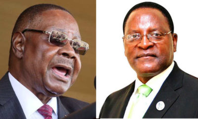 Incumbent President Peter Mutharika (Left) is facing Opposition Alliance's Lazarus Chakwera