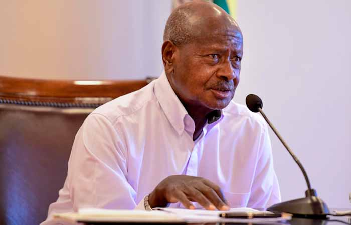 President Yoweri Museveni delivered his advice during an IGAD summit that was held through video conference