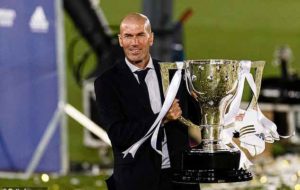 French soccer legend and Madrid Zinedine Zidane