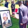 Dr. Kizza Besigye pays his last respects to former boss and later political idol the late Dr. Paul Kawanga Ssemogerere who passed away aged 90