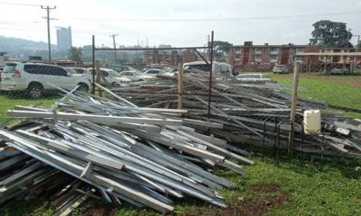 Some of the angle lines were found in scrap metal yards in Kisenyi