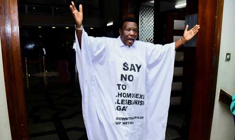 MP-wears-anti-homosexual-gerb