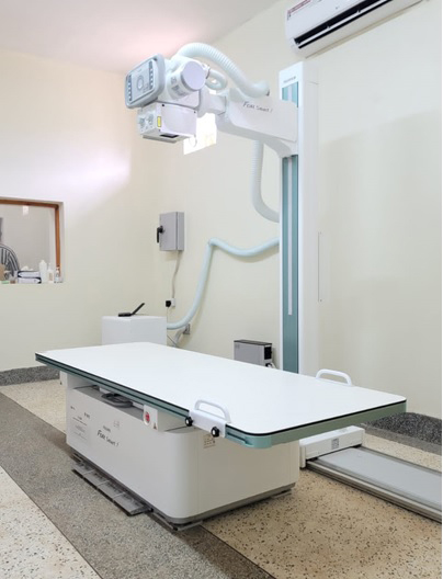 high-tech digital X-ray machine at Masaka RRH