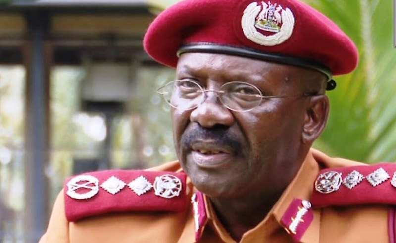 Uganda Prisons boss Dr. Johnson Byabashaija 