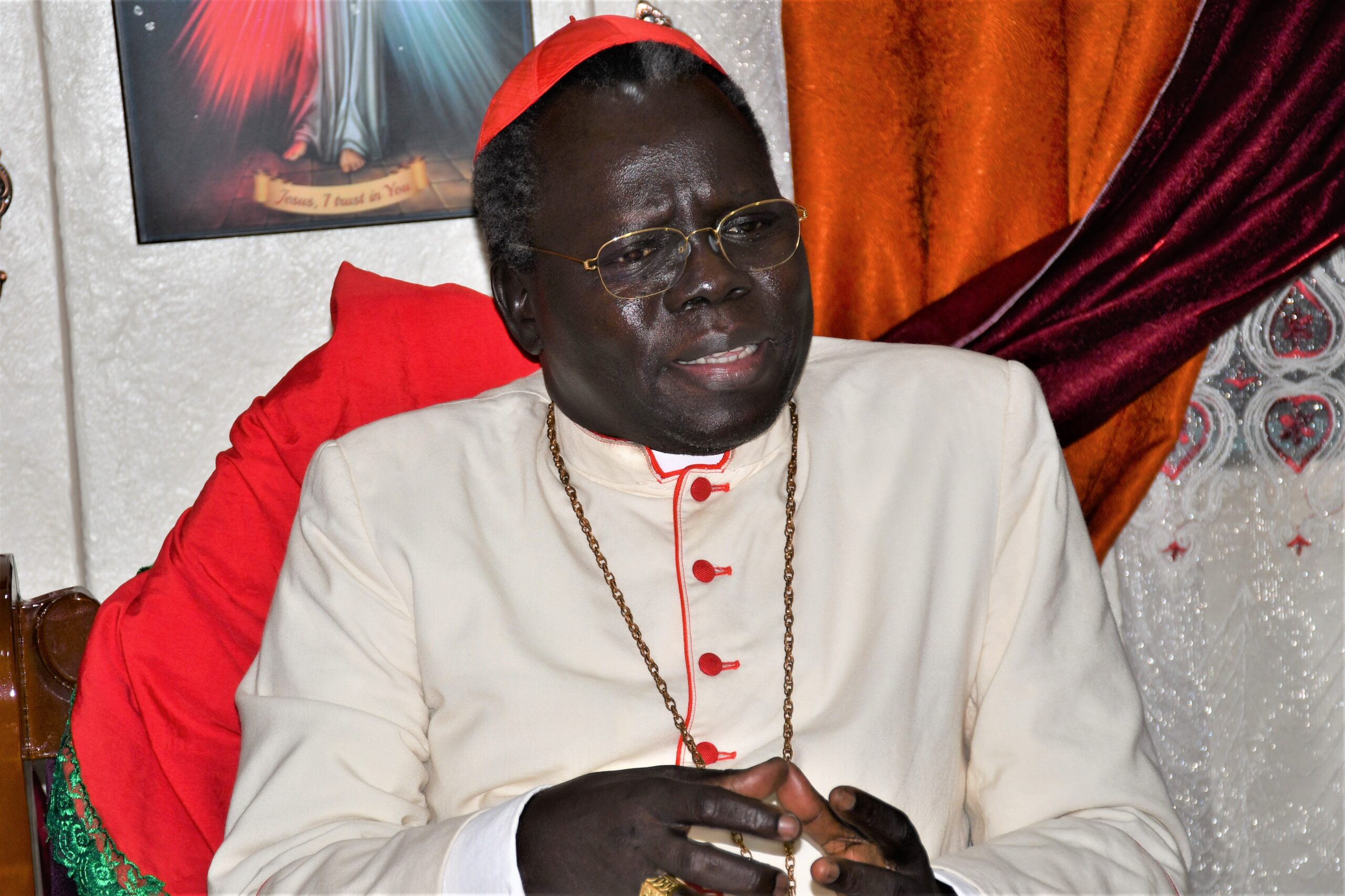 Cardinal-Stephen-Ameyu-Martin-Mulla-during-Easter-Message-in-Juba-On-April-18-2025–scaled