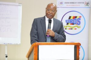 Dr. Chris Mukiza, the Executive Director of UBOS